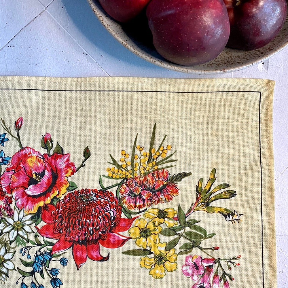 Vintage Australian Wildflower Placemats
